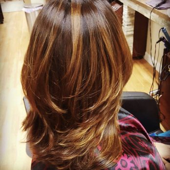 Oasis Salon - Beautiful auburn highlights - Hair Salons Near Me - Cutler Bay, Florida Oasis Salon - Beautiful auburn highlights - Hair Salons Near Me - Cutler Bay, Florida