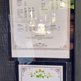 Dordlofva - Menu (7/27/25) - Coffee & Tea Near Me - Seattle, Washington Dordlofva - Menu (7/27/25) - Coffee & Tea Near Me - Seattle, Washington