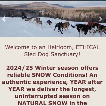 Eden Dog Sledding - Eden Dog Sledding - Tours Near Me - Eden, Vermont