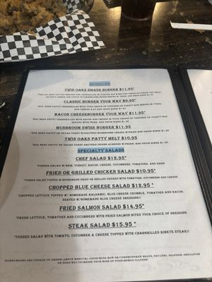 Menu photo 1 Twin Oaks Savannah, TN