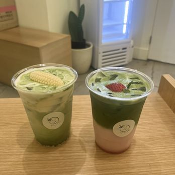 Harucake - Soosoo matcha latte & strawberry matcha latte - Coffee & Tea Near Me - Los Angeles, California Harucake - Soosoo matcha latte & strawberry matcha latte - Coffee & Tea Near Me - Los Angeles, California