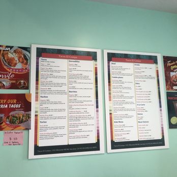 Tacos El Compa Taqueria - Menu - Mexican Near Me - San Jose, California Tacos El Compa Taqueria - Menu - Mexican Near Me - San Jose, California