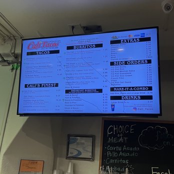 Cali Tacos - Mexican Near Me - Orange, California