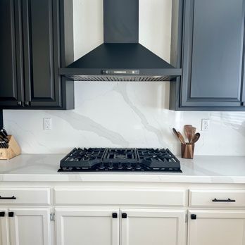 The Right Hammer Handyman Services - New hood ventilation (removed old cabinet in middle) - Handyman Near Me