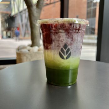 Milk Tea People - Blueberry Lavender Matcha - Tea Rooms Near Me - Denver, Colorado