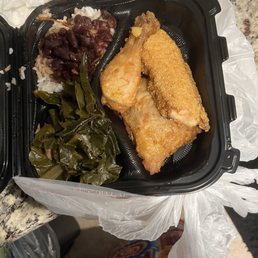 I ordered leg, thigh with a piece of fish This chicken is raw and he wouldn't make the situation right he said that he cooked looks good