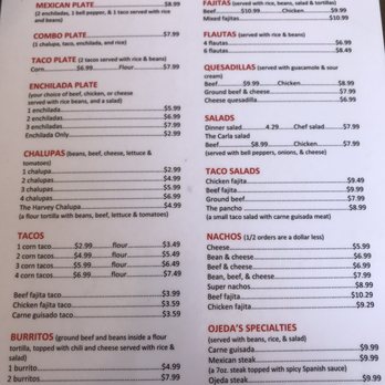 Ojeda's Cafe - Menu - Cafes Near Me - Menard, Texas