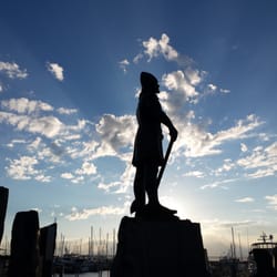 Leif Erikson Statue - In all his glory!  Hail Leif!