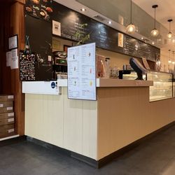 Interior of cafe