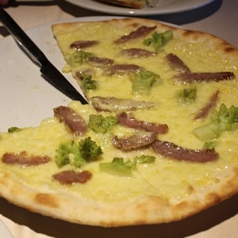 That's Amore - 9 Euro, Spinach Sausage pizza...pretty good - Italian Near Me - Rome, RM