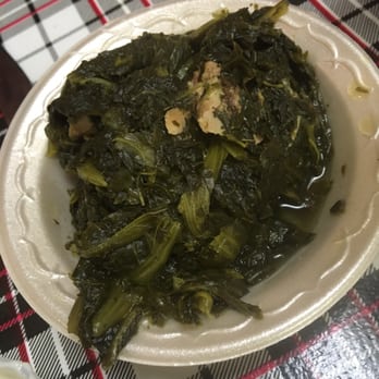 Pruett's Bar-B-Q - Real turnip greens - Barbeque Near Me - Gadsden, Alabama