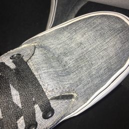 The small stain from the spinach (it was very minor so I didn't say anything, but it just shows how you shouldn't be in a rush)