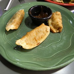 HuHot Mongolian Grill - Potstickers. They come with four.