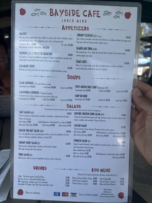 Menu photo 2 Bayside Cafe Morro Bay, CA Menu photo 2 Bayside Cafe Morro Bay, CA