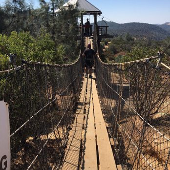 Moaning Caverns Adventure Park - Bridge to the zip line - Amusement Parks Near Me - Vallecito, California Moaning Caverns Adventure Park - Bridge to the zip line - Amusement Parks Near Me - Vallecito, California