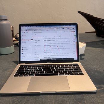 Clematis Cafe - Working from the table - Cafes Near Me - West Palm Beach, Florida