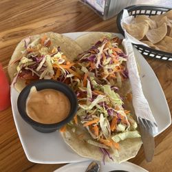 El Chivero - Marlin taco, shrimp taco and mahi mahi taco 10/10