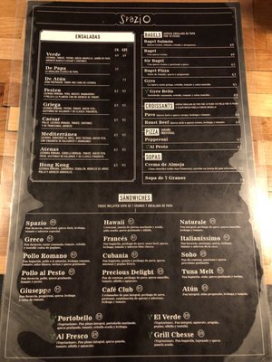 Menu photo 4 Spazio Tijuana, BCN Menu photo 4 Spazio Tijuana, BCN