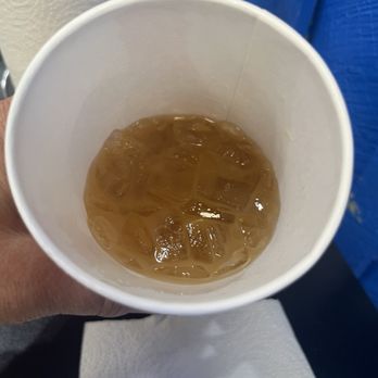 Gabby's Burgers - Drank half of my delicious fruit tea before I snapped the photo- it's SO good! Free refills too! - Burgers Near Me - Nashville, Tennessee Gabby's Burgers - Drank half of my delicious fruit tea before I snapped the photo- it's SO good! Free refills too! - Burgers Near Me - Nashville, Tennessee