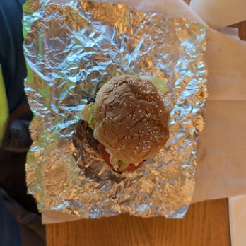 Five Guys - Single burger, common extras - Burgers Near Me - Zephyrhills, Florida