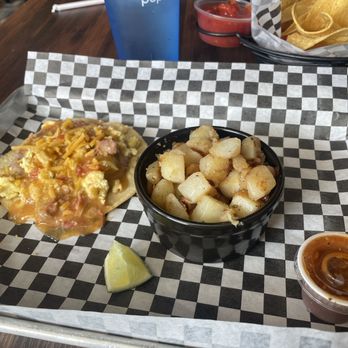 Tacos Fuego - Tostada and potatoes - Tacos Near Me - Pueblo, Colorado Tacos Fuego - Tostada and potatoes - Tacos Near Me - Pueblo, Colorado