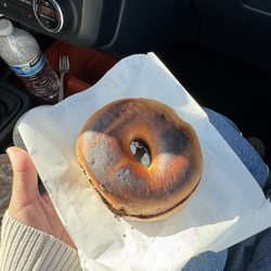 Granny's Donuts - A burnt bagel