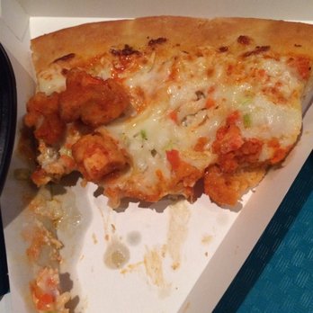 Alien Pizza Planet - I devoured this buffalo chicken slice before I thought it was picture worthy - Pizza Near Me - Anaheim, California