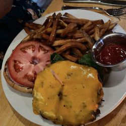 My friend likes the burger