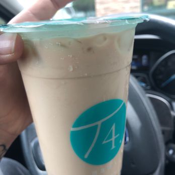 T4 Tea For U - Barely any ice left bc it melted - Bubble Tea Near Me - Fairfield, California