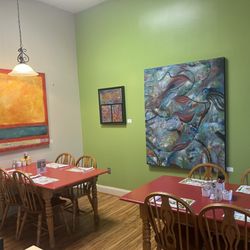 Community Culinary School of Charlotte - Beautiful Cafe with good vibes music!