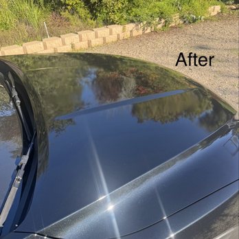 EMG Mobile Bumper Repair - After - big/deep scratch is gone and looks like it was never there! - Mobile Dent Repair Near Me - San Diego, California