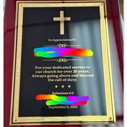 Absolutely Trophies - Thank you Corey! Nice job on the plaque!