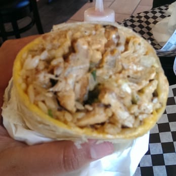 Bom Bom Grill - Deluxe chicken burrito - Asian Fusion Near Me - Bellflower, California