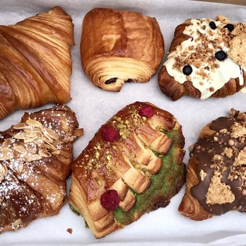 Brekkie Bake - Plain croissant, pain au chocolat, blueberry filled croissants, pistachio raspberry bearclaw - Bakeries Near Me - Rockville, Maryland Brekkie Bake - Plain croissant, pain au chocolat, blueberry filled croissants, pistachio raspberry bearclaw - Bakeries Near Me - Rockville, Maryland