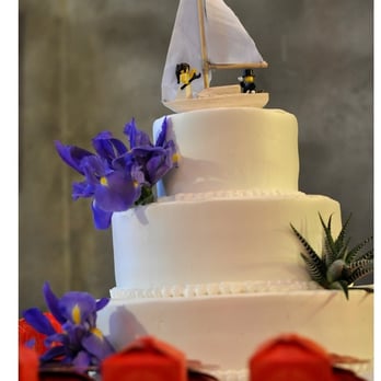 Yummy House Bakery - Simple, elegant wedding cake delivered to Golden Gardens! - Bakeries Near Me - Seattle, Washington