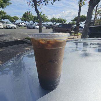 Thong's Thai Lunch Wagon - 11-2-24. Thai Ice Coffee - Food Trucks Near Me - Waipahu, Hawaii