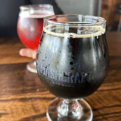MashCraft Fishers - Are you afraid of the raspberry imperial dark stout.  Mmmm 9%abv...