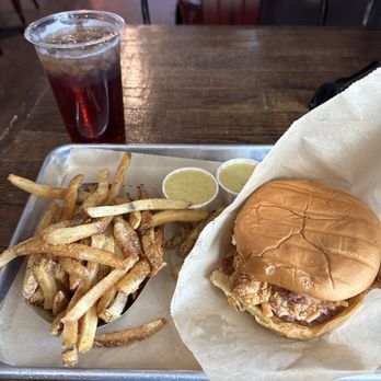 Boxcar Betty's - Not So Waffle Chicken Sandwich Combo - Sandwiches Near Me - Charleston, South Carolina