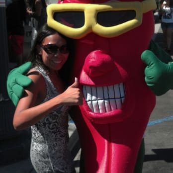 Oxnard Salsa Festival - Getting your picture with Chili-man dude Priceless - Festivals Near Me - Oxnard, California