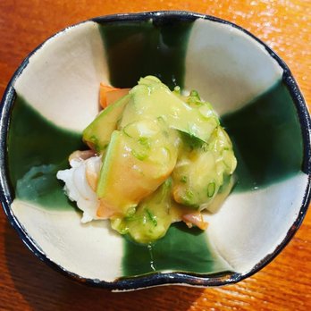 Kado No Mise - Reef squid, blue prawn in wild parsley - Sushi Bars Near Me - Minneapolis, Minnesota Kado No Mise - Reef squid, blue prawn in wild parsley - Sushi Bars Near Me - Minneapolis, Minnesota