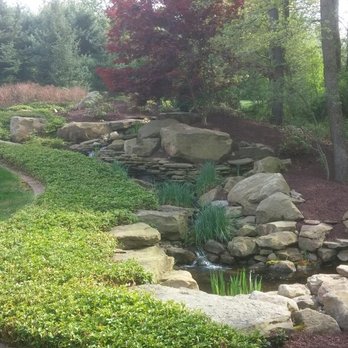 Kem R Lawns - a rock garden with a waterfall - Landscaping Near Me - Freedom, Pennsylvania Kem R Lawns - a rock garden with a waterfall - Landscaping Near Me - Freedom, Pennsylvania