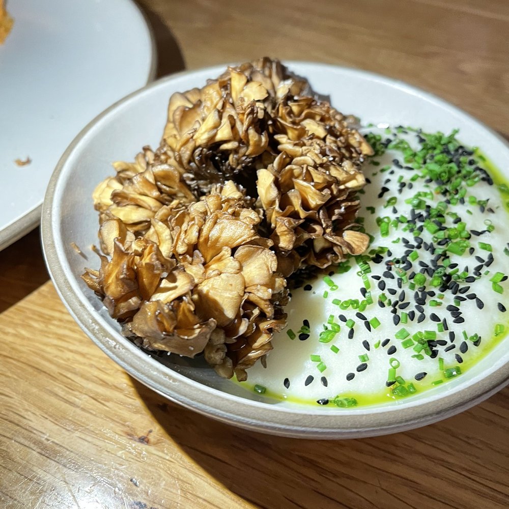 Chickadee - Crispy Hen of the Woods - New American Near Me - Boston, Massachusetts Chickadee - Crispy Hen of the Woods - New American Near Me - Boston, Massachusetts