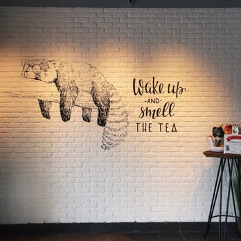 TeaLatte Bar - cute wall - Coffee & Tea Near Me - Carrollton, Texas