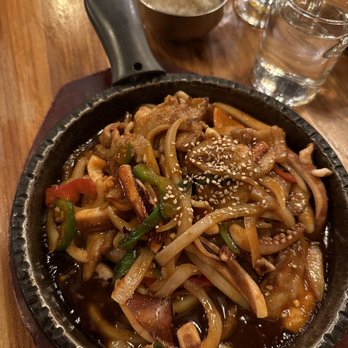 929 Kitchen & Bar - Spicy Squid and Pork Belly Stir Fry - Korean Near Me - Columbia, South Carolina 929 Kitchen & Bar - Spicy Squid and Pork Belly Stir Fry - Korean Near Me - Columbia, South Carolina