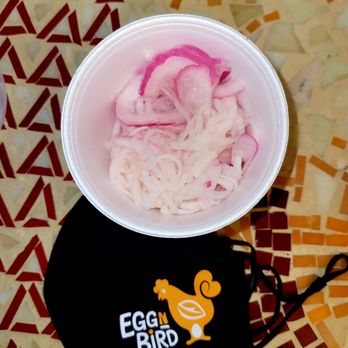 Egg N Bird - Large Side Korean Slaw $3.58 (06/07/21). @EggNBird #Maywood #ChickenShop #FoodPorn - Sandwiches Near Me - Maywood, California