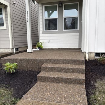 Escobar Landscape & Irrigation - Concrete patio extension and new steps - Landscaping Near Me Escobar Landscape & Irrigation - Concrete patio extension and new steps - Landscaping Near Me