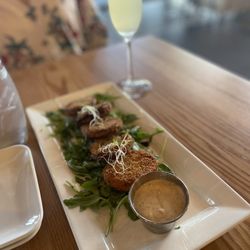Grove Brunch Cafe - Fried green tomatoes