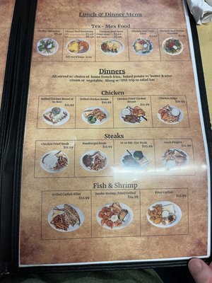 Menu photo 2 Cow Palace Restaurant Gonzales, TX