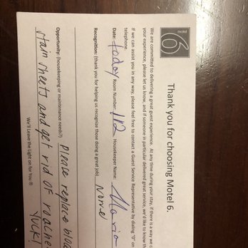 Motel 6 - Maybe they will accept the feedback? Ehhh. - Hotels Near Me - Westley, California