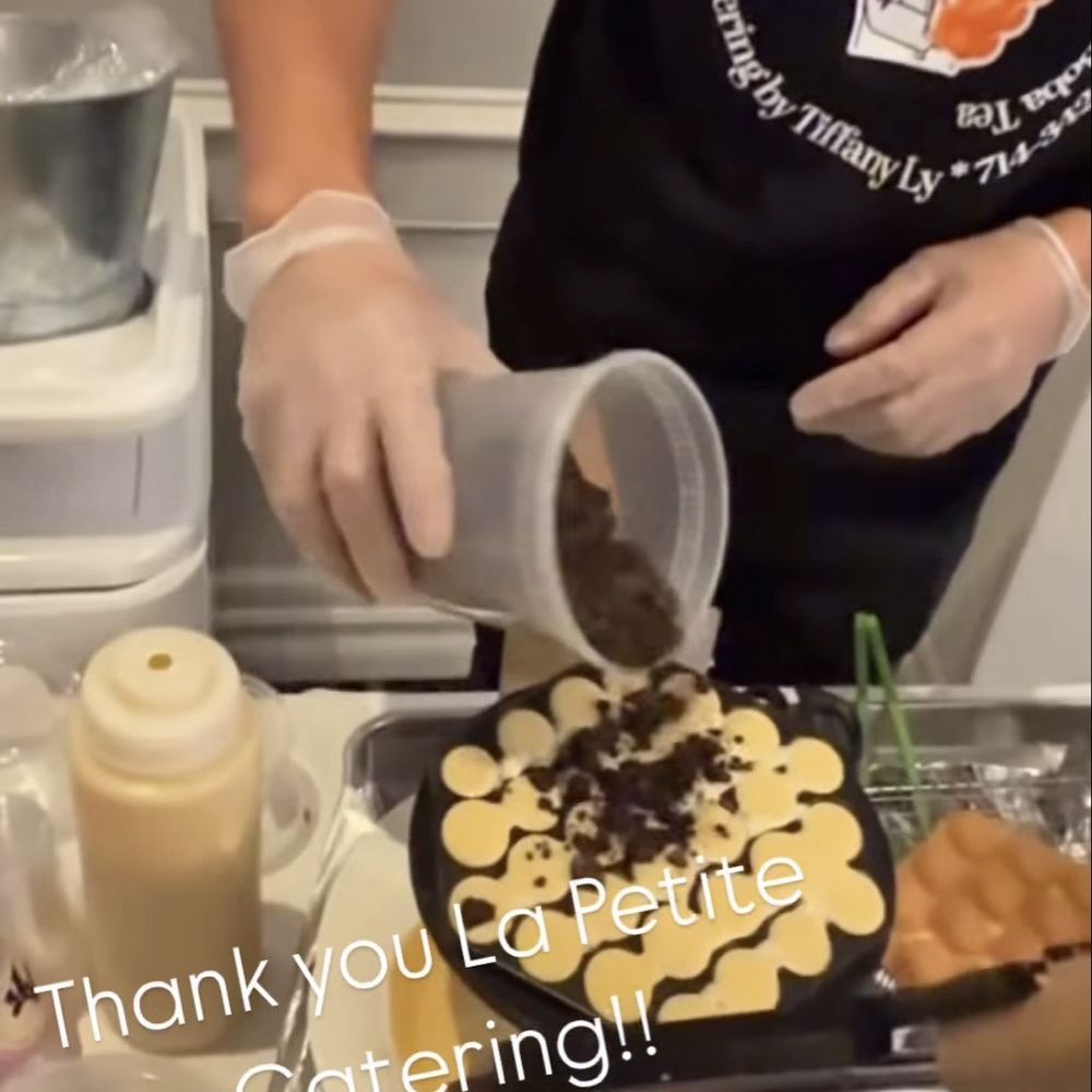 La Petite Catering - oreo waffle in the making - Caterers Near Me - Fullerton, California La Petite Catering - oreo waffle in the making - Caterers Near Me - Fullerton, California